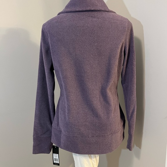 Adidas Purple Sweatshirt with High Collar and Full Zip - Picture 6 of 16